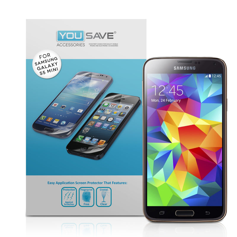 YouSave Accessories Samsung Galaxy S5 Mini Screen Protectors x3