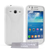 Samsung Galaxy Core Plus Silicone Gel X-Line Case - White