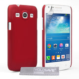 YouSave Accessories Samsung Galaxy Core Plus Hard Hybrid Case - Red