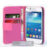 Samsung Galaxy Core Plus Leather-Effect Wallet Case - Hot Pink