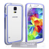 Yousave Accessories Samsung Galaxy S5 Bumper Case - Clear-Blue