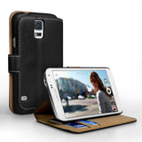 YouSave Accessories Samsung Galaxy S5 PU Wallet Stand Case – Black
