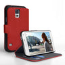 Yousave Accessories Samsung Galaxy S5 PU Wallet Stand Case – Red