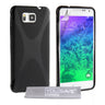 Yousave Accessories Samsung Galaxy Alpha Silicone Gel X-Line Case - Black