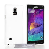 Yousave Accessories Samsung Galaxy Note 4 Hard Hybrid Case - White - Mobile Madhouse