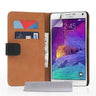 Caseflex Samsung Galaxy Note 4 Real Leather Wallet Case - Black