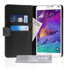 Yousave Accessories Samsung Galaxy Note 4 Leather-Effect Wallet Case - Black
