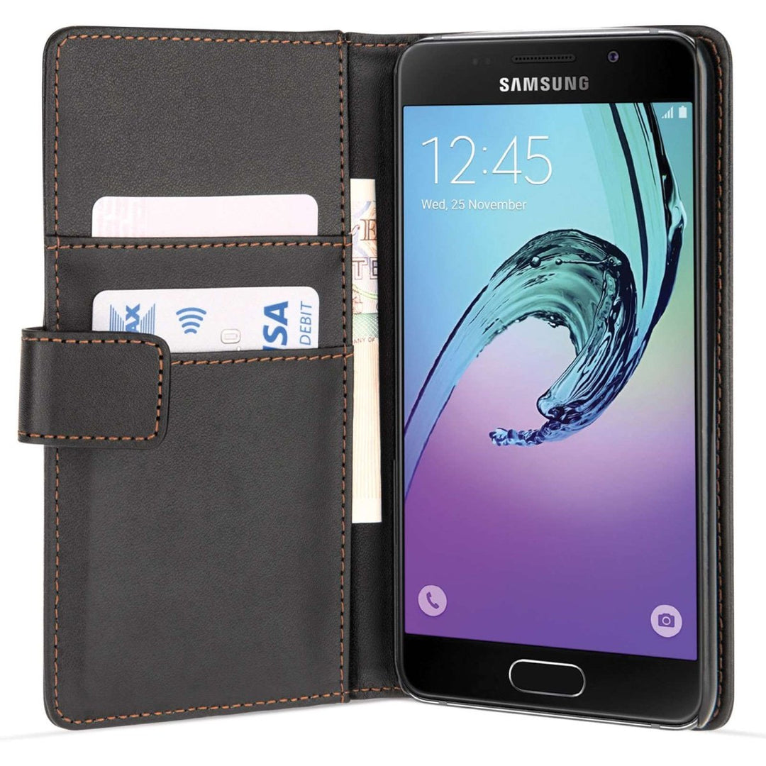 Samsung Galaxy A3 (2017) PU Wallet - Black - Mobile Madhouse