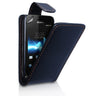 Yousave Accessories Sony Xperia Tipo Leather-Effect Flip Case - Black
