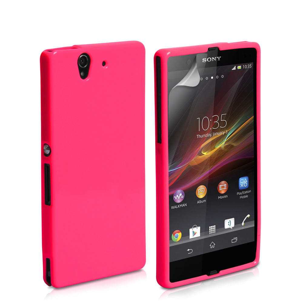 YouSave Accessories Sony Xperia Z Gel Case - Pink