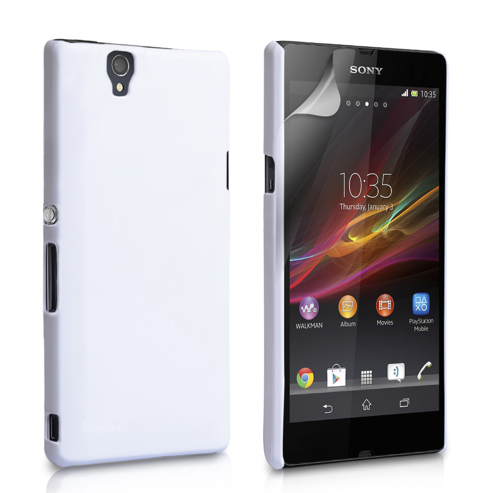 YouSave Accessories Sony Xperia Z Hard Hybrid Case - White