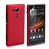 Yousave Accessories Sony Xperia SP Hard Hybrid Case - Red