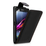 Yousave Accessories Sony Xperia Z Ultra Leather-Effect Flip Case - Black