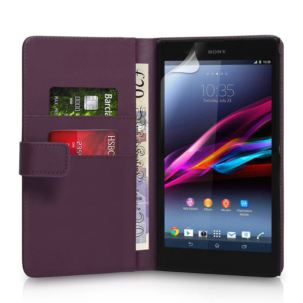 YouSave Accessories Sony Xperia Z Ultra Leather Effect Wallet - Purple