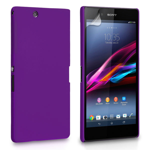 YouSave Accessories Sony Xperia Z Ultra Hard Hybrid Case - Purple