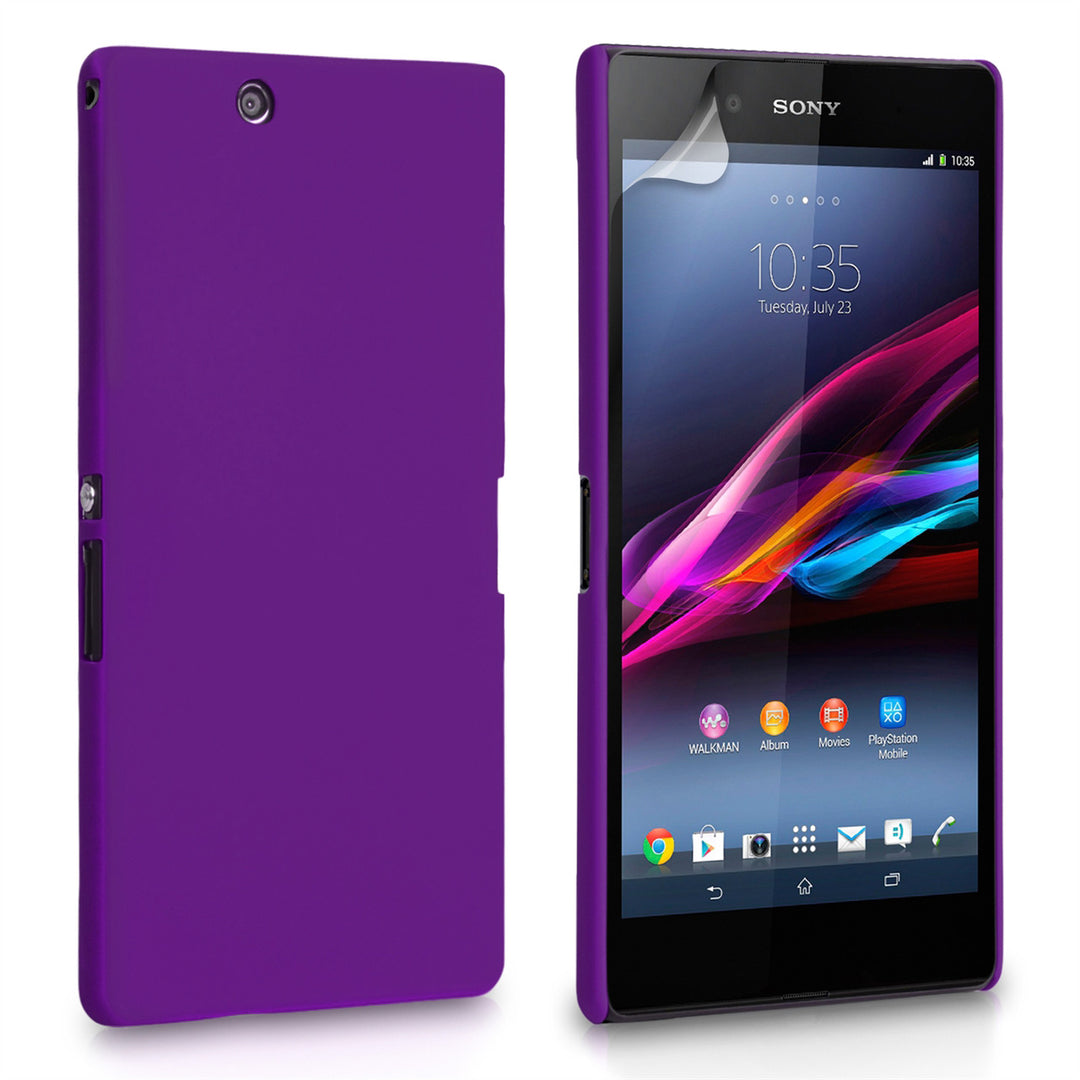 YouSave Accessories Sony Xperia Z Ultra Hard Hybrid Case - Purple
