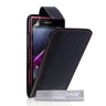Sony Xperia Z1 Compact Leather-Effect Flip Case - Black