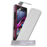 Sony Xperia Z1 Compact Leather-Effect Flip Case - White