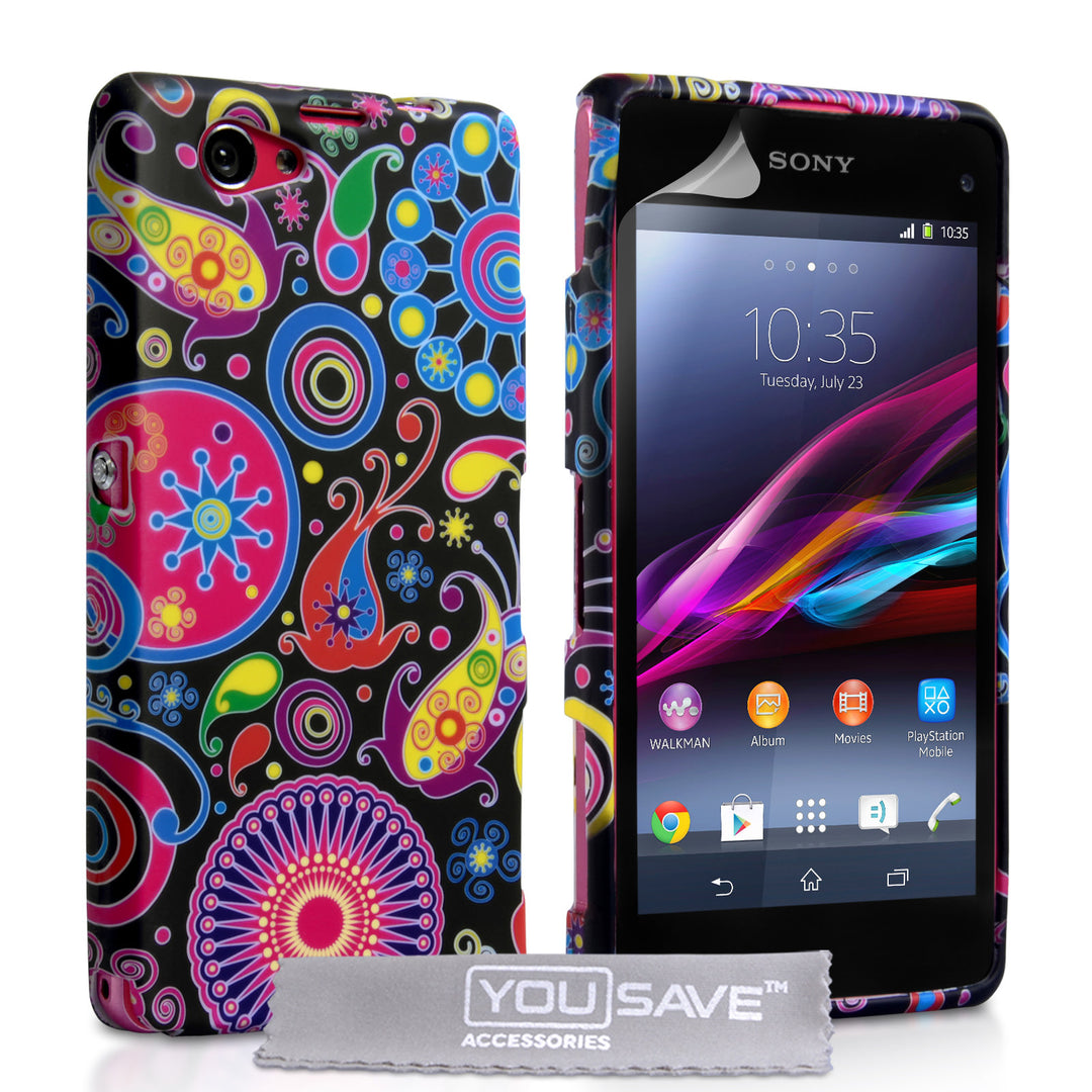 YouSave Accessories Sony Xperia Z1 Compact Jellyfish Silicone Gel Case