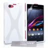 Yousave Accessories Sony Xperia Z1 Compact Silicone Gel X-Line Case - White