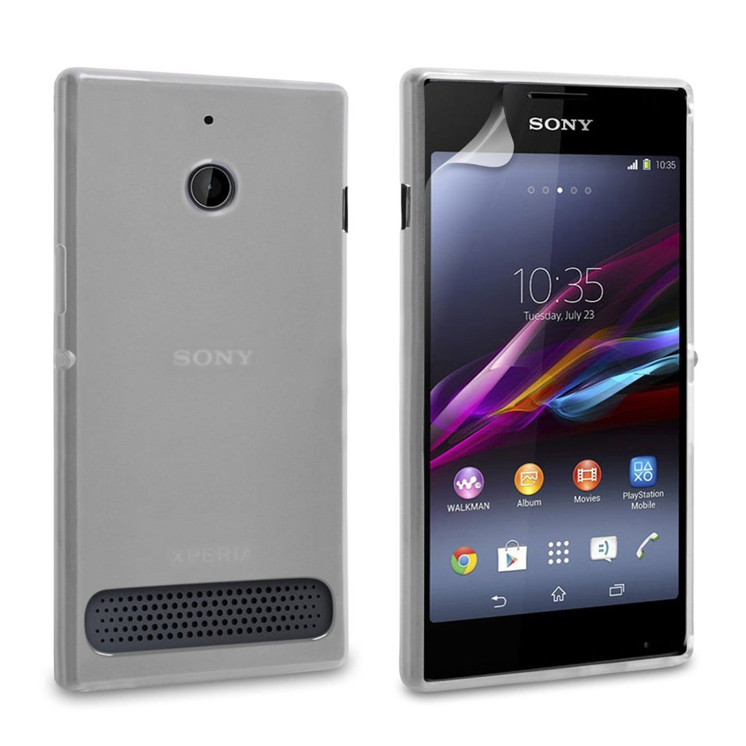 Yousave Accessories Sony Xperia E1 Silicone Gel Case - Clear - Mobile Madhouse