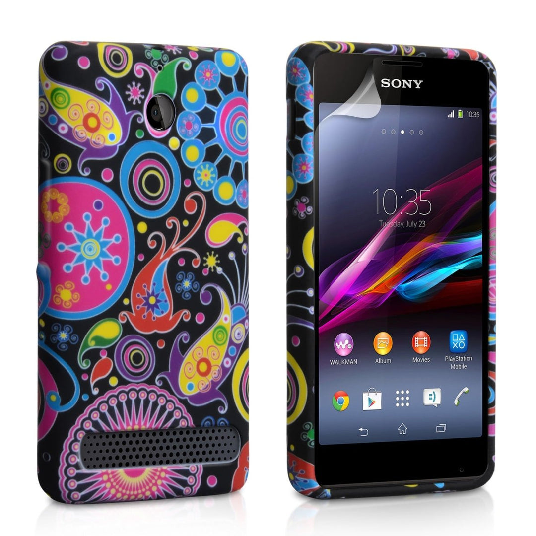 Yousave Accessories Sony Xperia E1 Jellyfish Silicone Gel Case - Mobile Madhouse