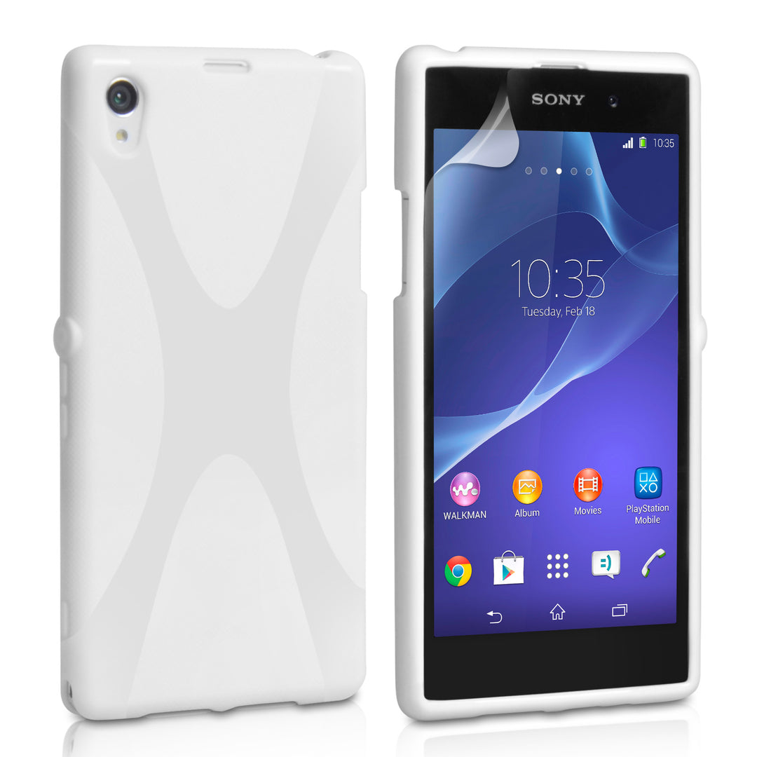 YouSave Accessories Sony Xperia Z2 Silicone Gel X-Line Case - White