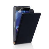 Caseflex Sony Xperia Z2 Real Leather Flip Case - Black