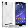 Yousave Accessories Sony Xperia T2 Ultra Silicone Gel X-Line Case - White