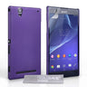 Yousave Accessories Sony Xperia T2 Ultra Hard Hybrid Case - Purple