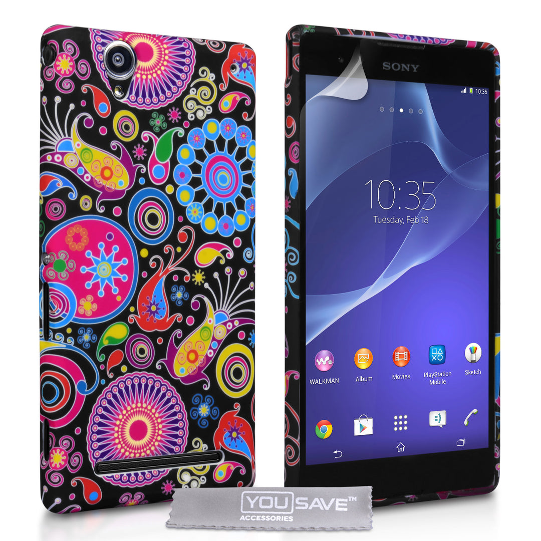 YouSave Accessories Sony Xperia T2 Ultra Jellyfish Silicone Gel Case