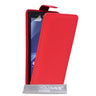 Sony Xperia T2 Ultra Leather-Effect Flip Case - Red