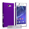 Yousave Accessories Sony Xperia M2 Hard Hybrid Case - Purple