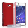 Yousave Accessories Sony Xperia M2 Hard Hybrid Case - Red
