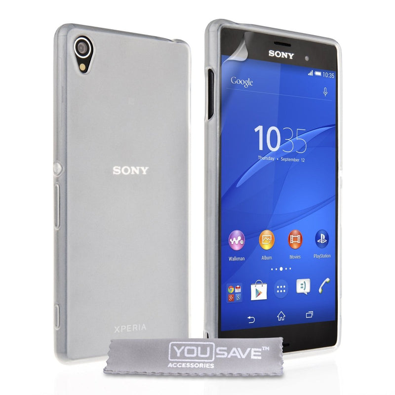 Yousave Accessories Sony Xperia Z3 Silicone Gel Case - Clear - Mobile Madhouse