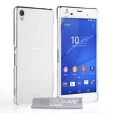 Yousave Accessories Sony Xperia Z3 Hard Case - Crystal Clear - Mobile Madhouse