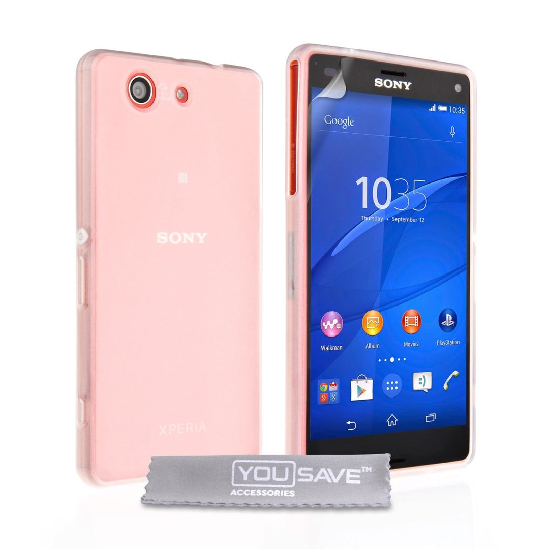 Yousave Accessories Sony Xperia Z3 Compact Silicone Gel Case - Clear - Mobile Madhouse