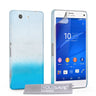 Yousave Accessories Sony Xperia Z3 Compact Raindrop Hard Case - Blue-Clear