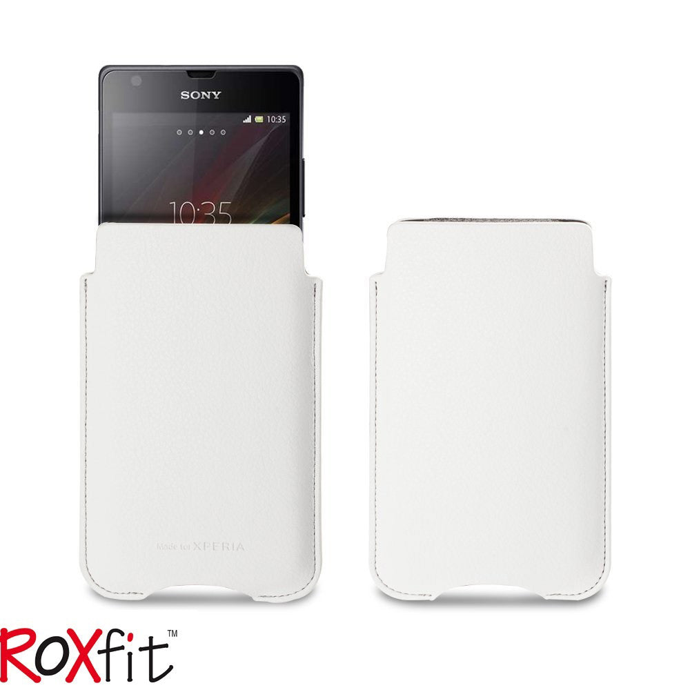 Roxfit Sony Xperia SP Pouch Case - White