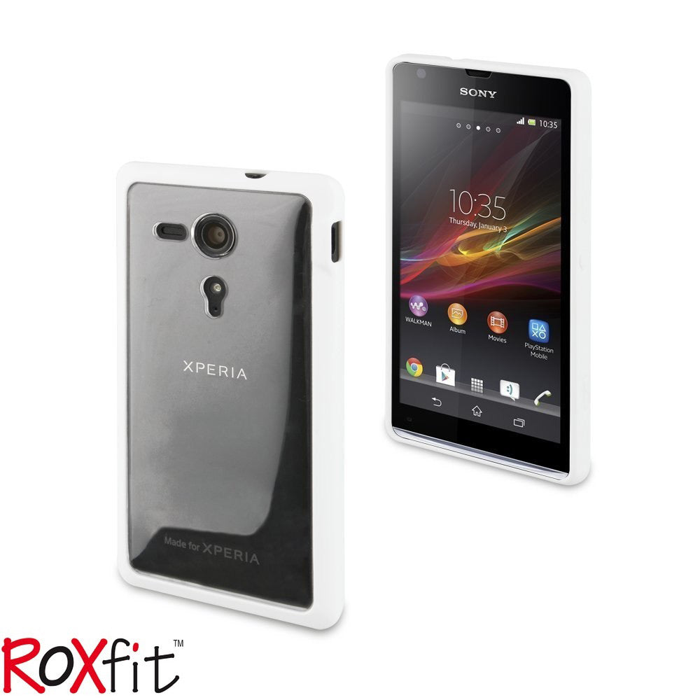 Roxfit Sony Xperia SP Gel Shell Case - White/Clear