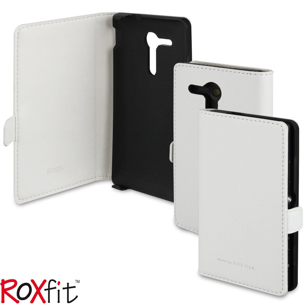 Roxfit Sony Xperia SP Book Case - White
