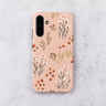 Blush Pink Floral Tough Phone Case – Samsung Galaxy S25 Ultra