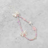 Silver Bow & Hearts Phone Charm Strap