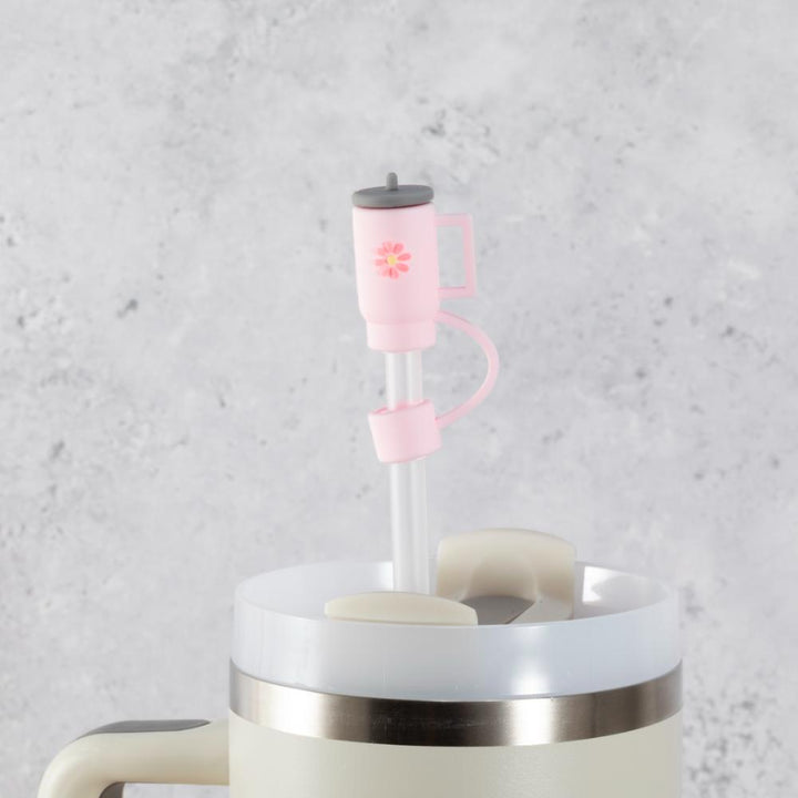 Tiny Tumbler Straw Cover Topper - Baby Pink