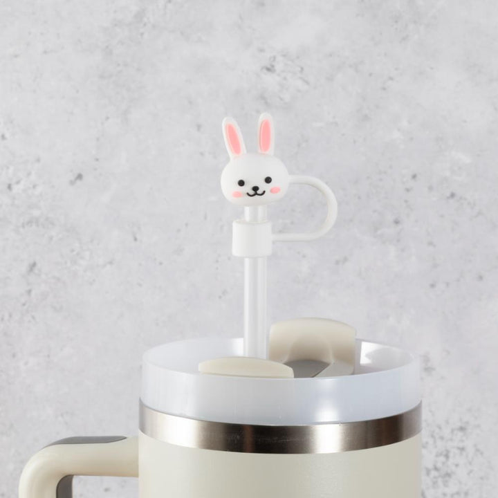 White Rabbit Straw Cover Topper