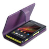 Yousave Accessories Sony Xperia M Leather Effect Wallet Case - Purple