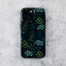 Forest Green Floral Tough Phone Case – iPhone 16 Pro Max