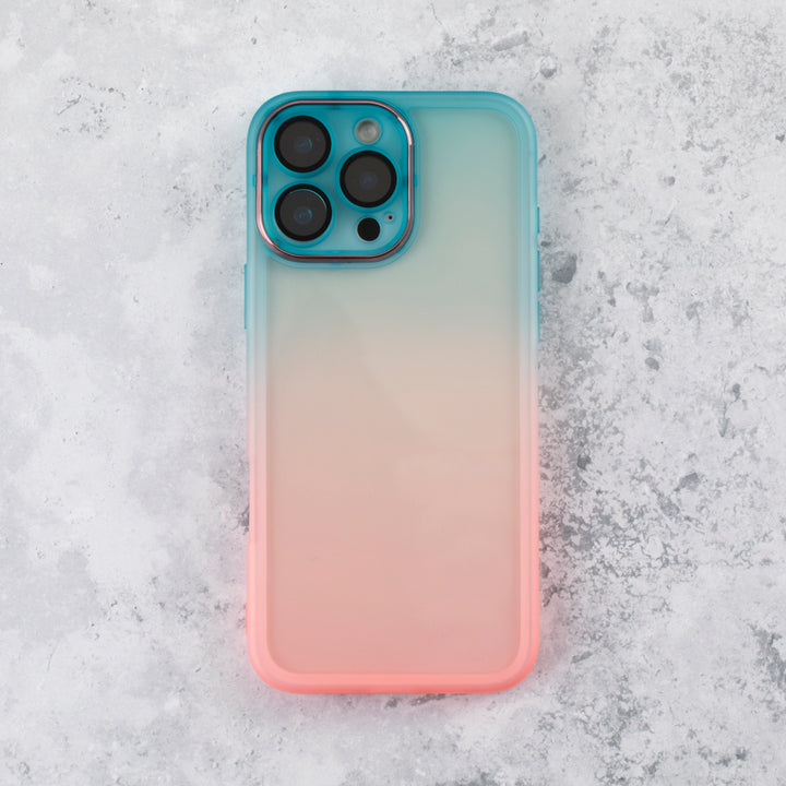 Gradient Fade Blue Pink iPhone 16 Pro Case