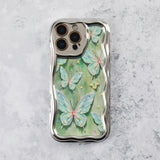 Electroplate Green Butterfly iPhone 17  Case