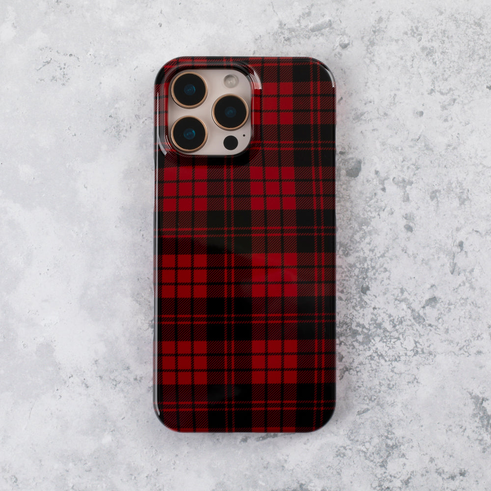 Red Tartan Tough Phone Case  iPhone 17 Pro